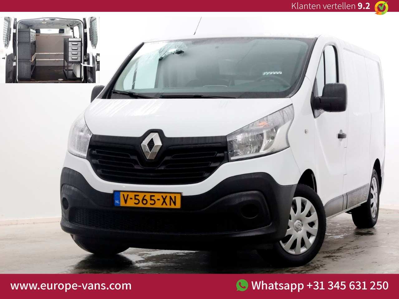 Renault Trafic - 1.6 dCi 125pk E6 L1H1 Airco/Navi/Inrichting 04-2019 - AutoWereld.nl