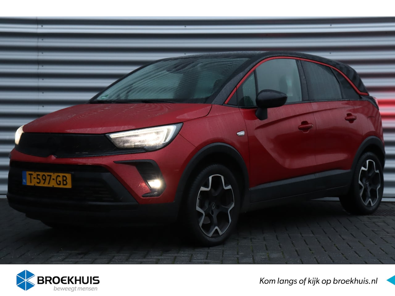 Opel Crossland - 1.2 TURBO 130PK ULTIMATE LEVEL 4 AUTOMAAT / NAVI / LEDER / CLIMA / AGR / 17" LMV / CAMERA - AutoWereld.nl