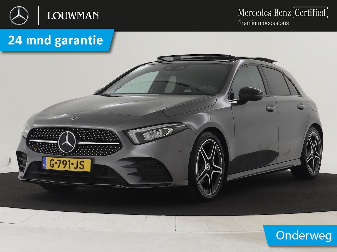 Mercedes-Benz A-klasse - 180 AMG Nightpakket | Panoramadak | Dode Hoek Ass | Stoelverwarming | Augmented Reality | - AutoWereld.nl