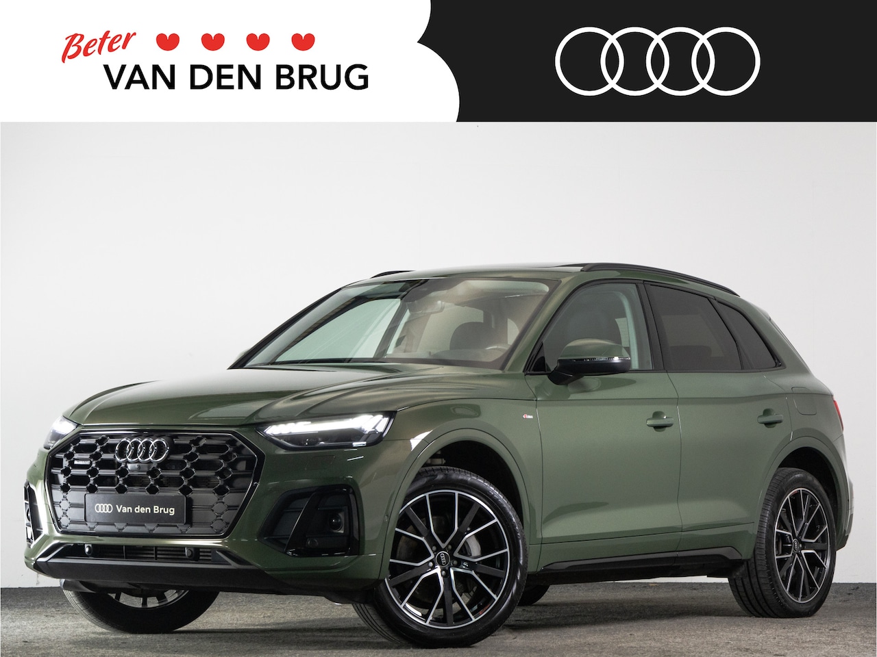 Audi Q5 - S-Line 50 TFSI e 299 pk | Matrix-LED | Panorama dak | 360 camera | Trekhaak | 20" LM | - AutoWereld.nl