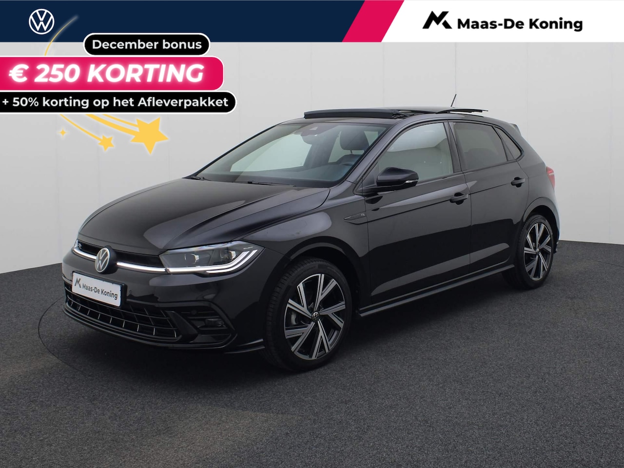 Volkswagen Polo - 1.0TSI/95PK R-Line · Navigatie · Panoramadak · Parkeersensoren + camera · Garantie tot dec - AutoWereld.nl