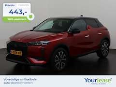 DS 3 - 3 E-Tense Performance Line 54 kWh | All-in 443, - Private Lease | Zondag Open