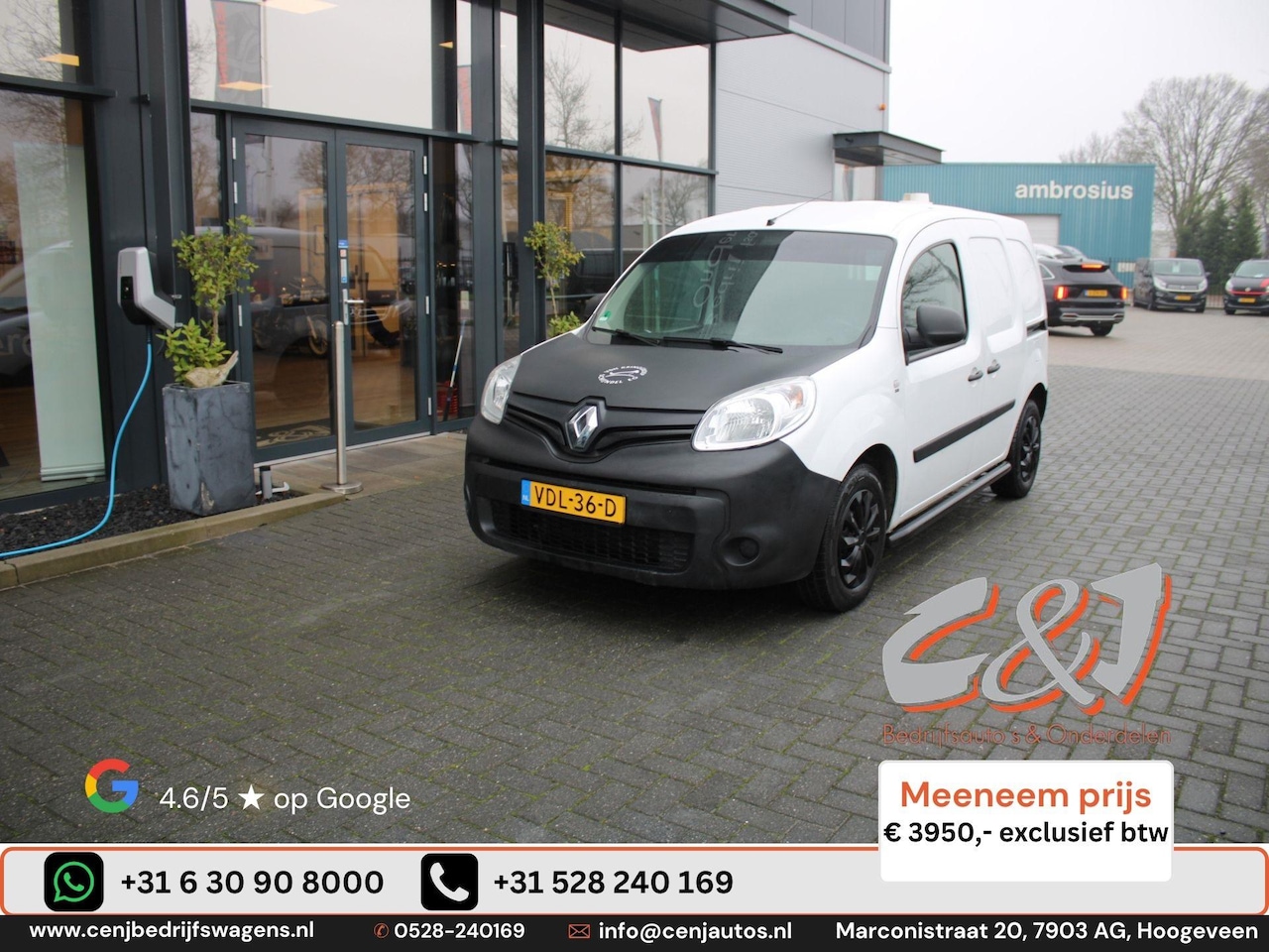 Renault Kangoo - 1.5 Blue dCi 80 Comfort airco navi elek pakket achterschade - AutoWereld.nl