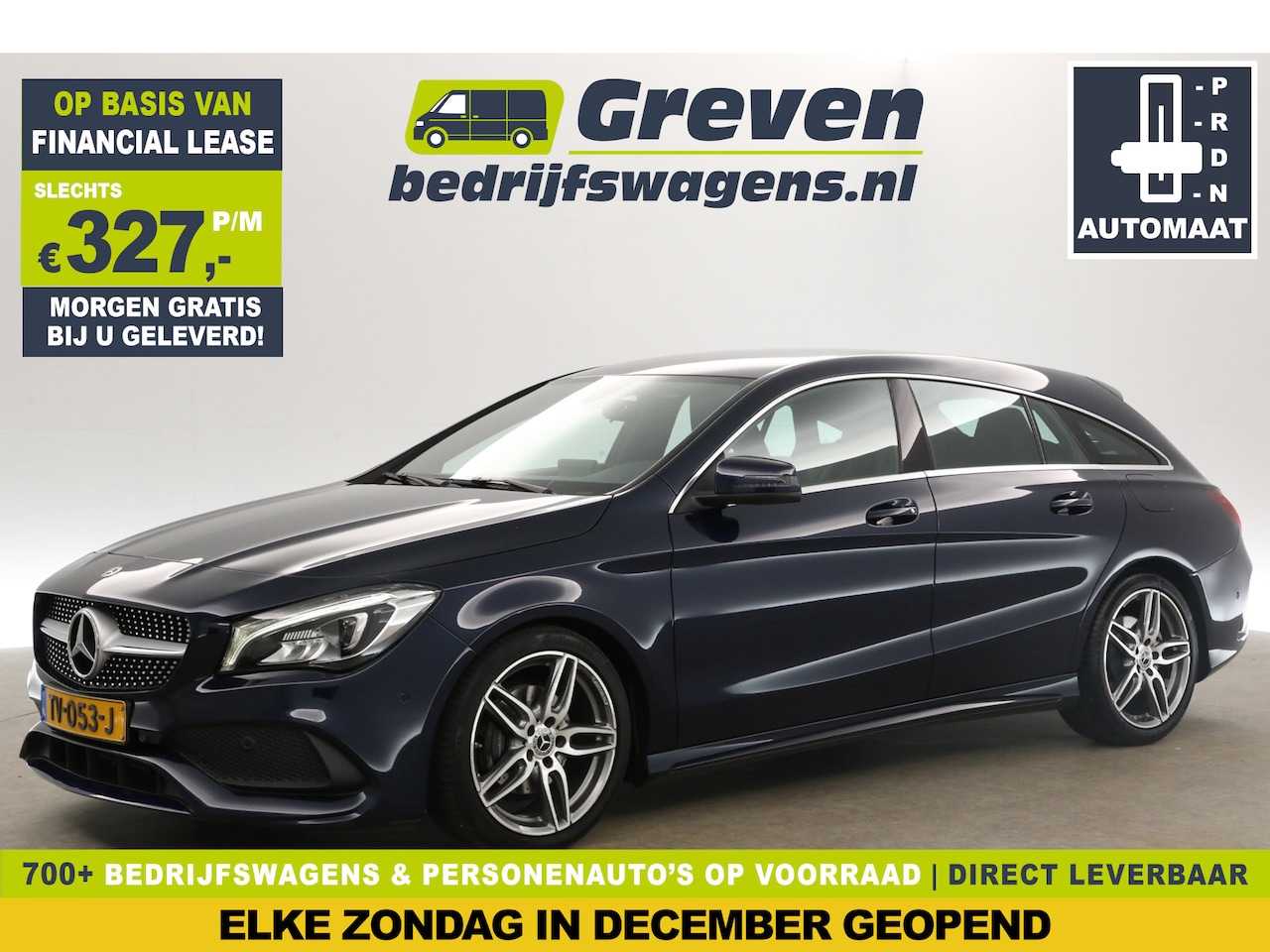 Mercedes-Benz CLA-Klasse - 180 Business Solution AMG Automaat Airco Cruise LED Navi PDC Stoelverwarming 18"LMV - AutoWereld.nl