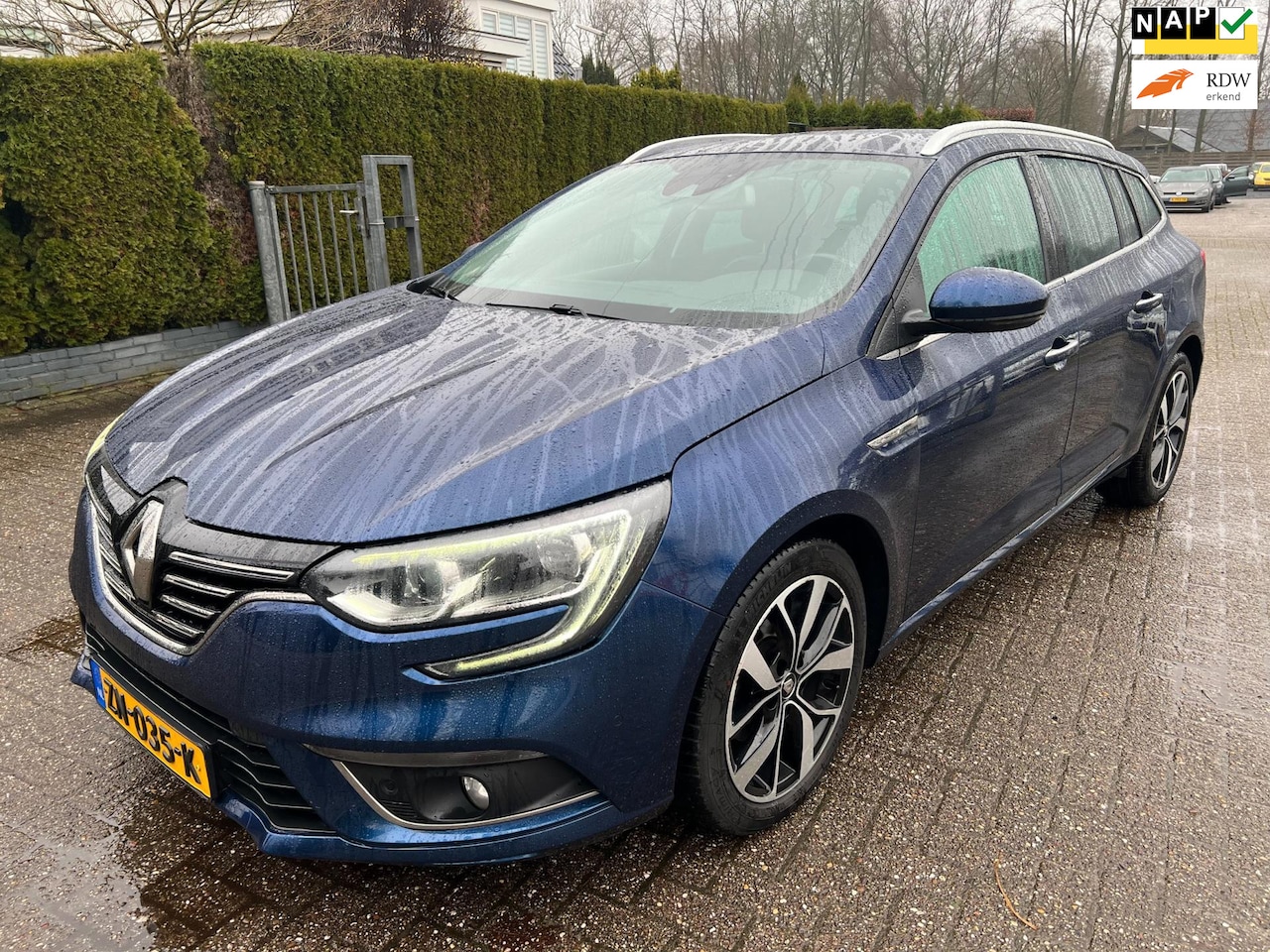 Renault Mégane Estate - 1.3 TCe Bose ECC NAVI KEYLESS LEDER BTW - AutoWereld.nl