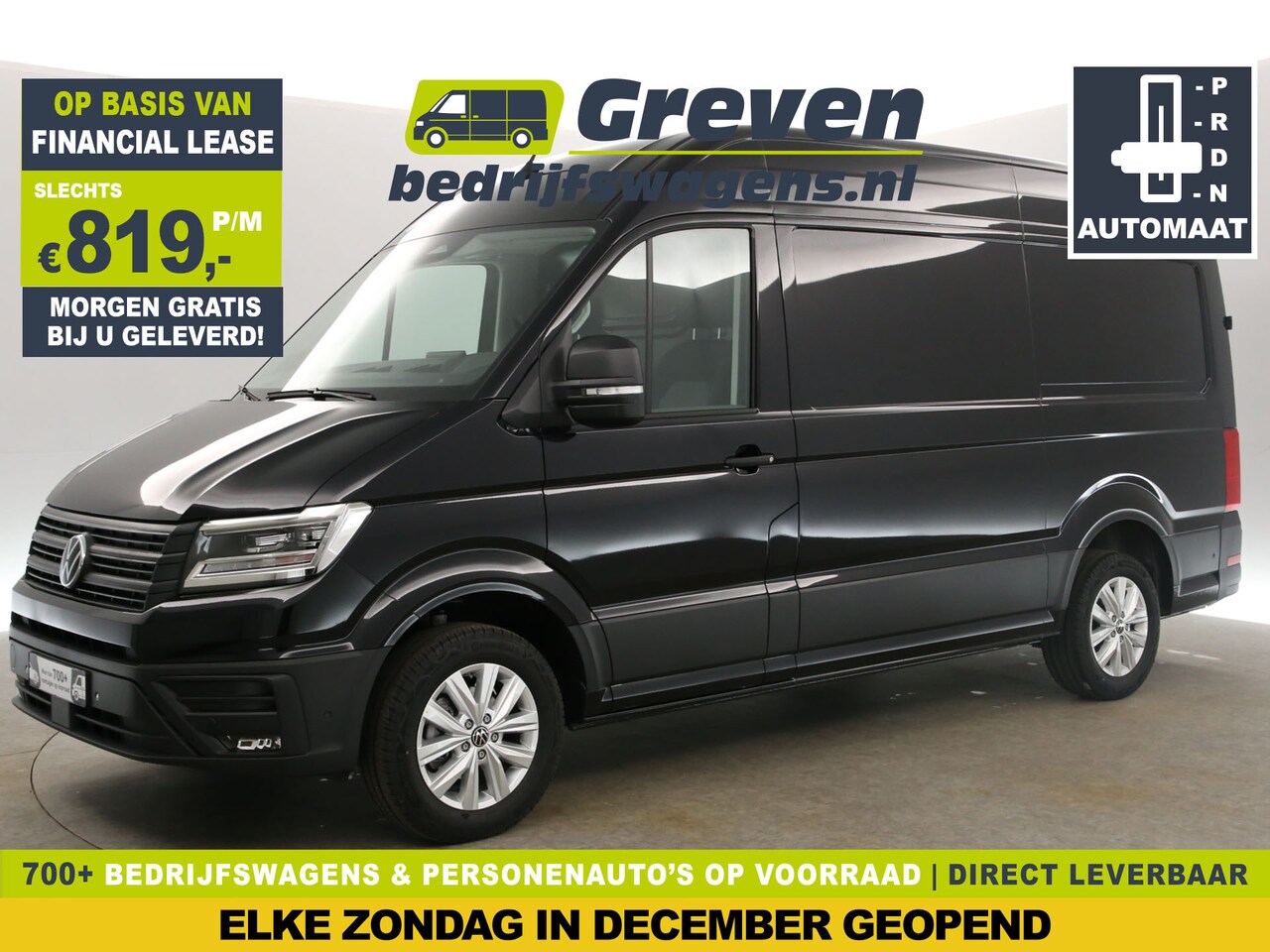 Volkswagen Crafter - 30 2.0 TDI L3H3 Exclusive | NIEUW | 141PK Automaat Full LED ACC Airco Camera Carplay Navi - AutoWereld.nl