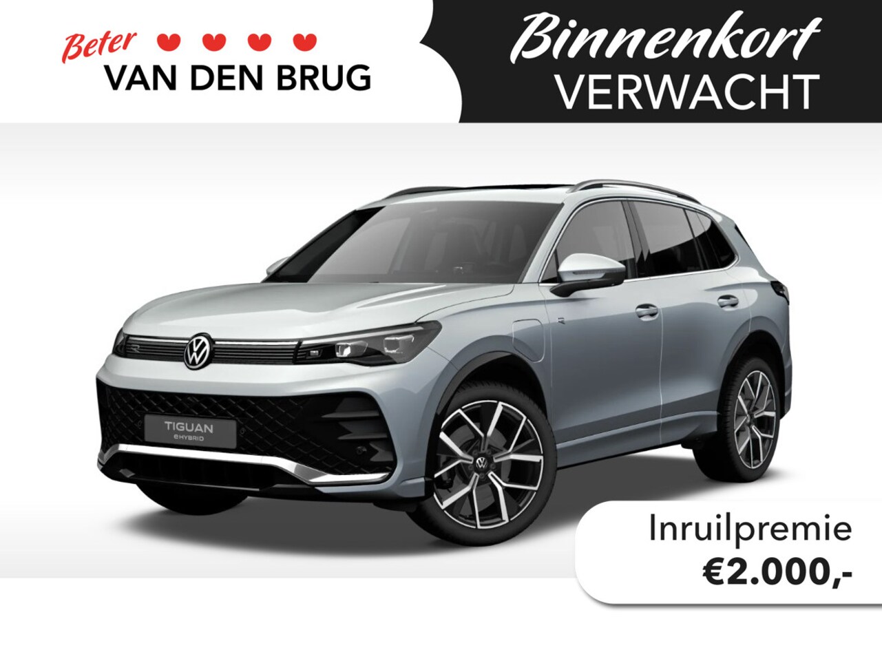 Volkswagen Tiguan - 1.5 eHybrid R-Line Edition 272pk Trekhaak | Panorama | Stoelverwarming | 20 inch | Keyless - AutoWereld.nl