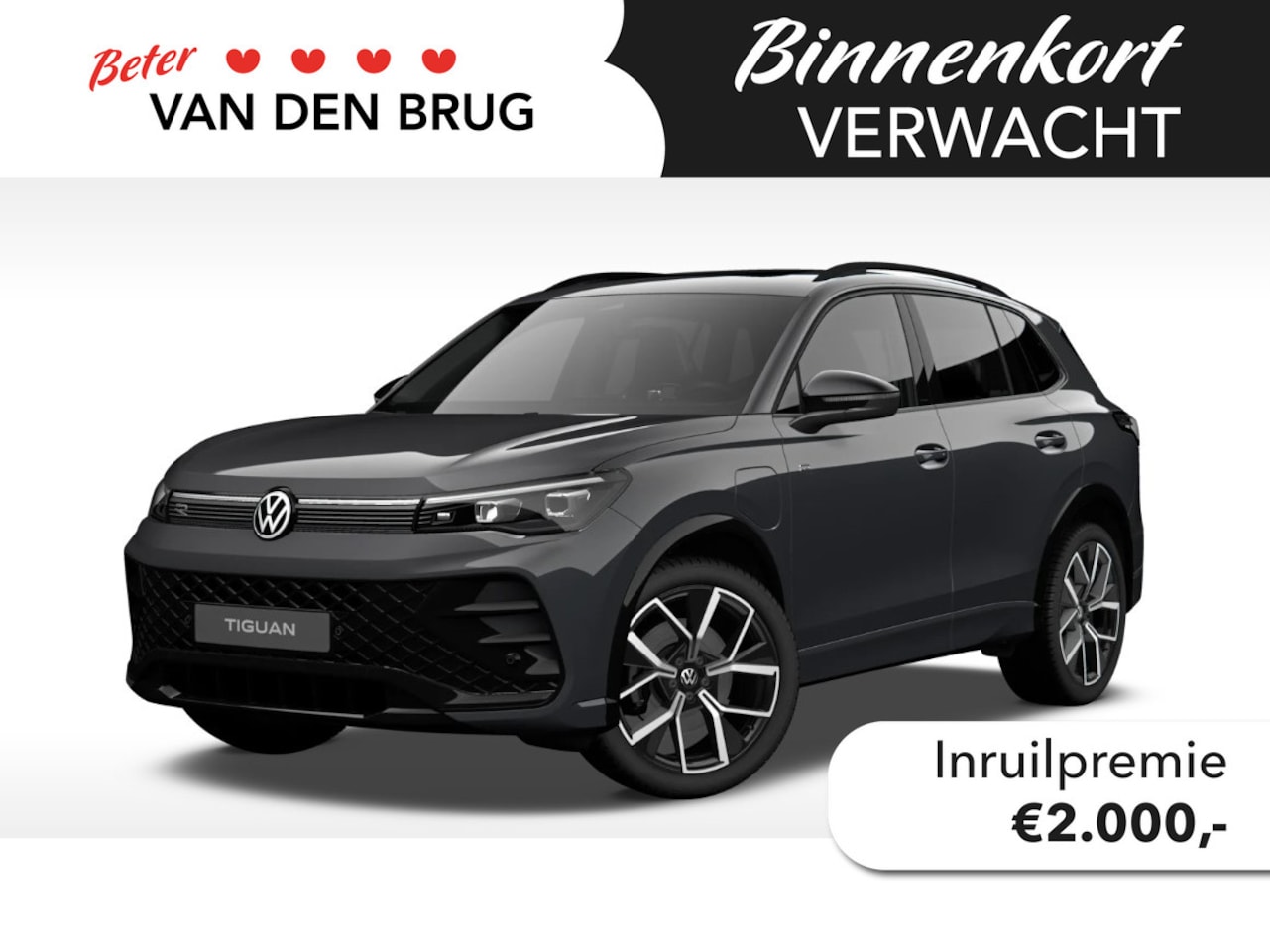 Volkswagen Tiguan - 1.5 eHybrid R-Line Edition 204pk | Black Style | Comfort Pakket | Panoramadak | Stoel- en - AutoWereld.nl