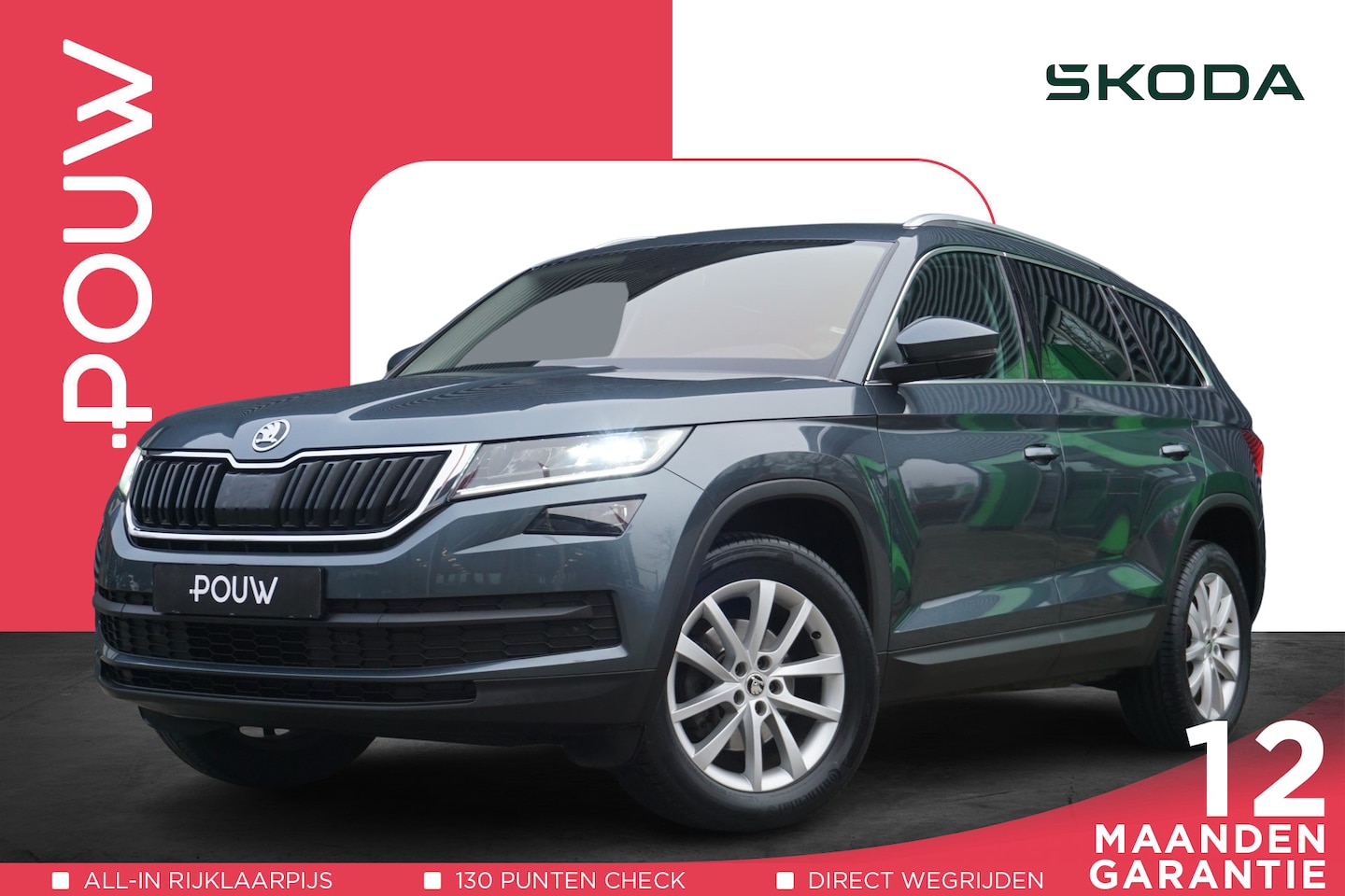 Skoda Kodiaq - 2.0 TDI Style 7p. AllSeason Banden | Trekhaak Wegklapbaar | Navigatie - AutoWereld.nl