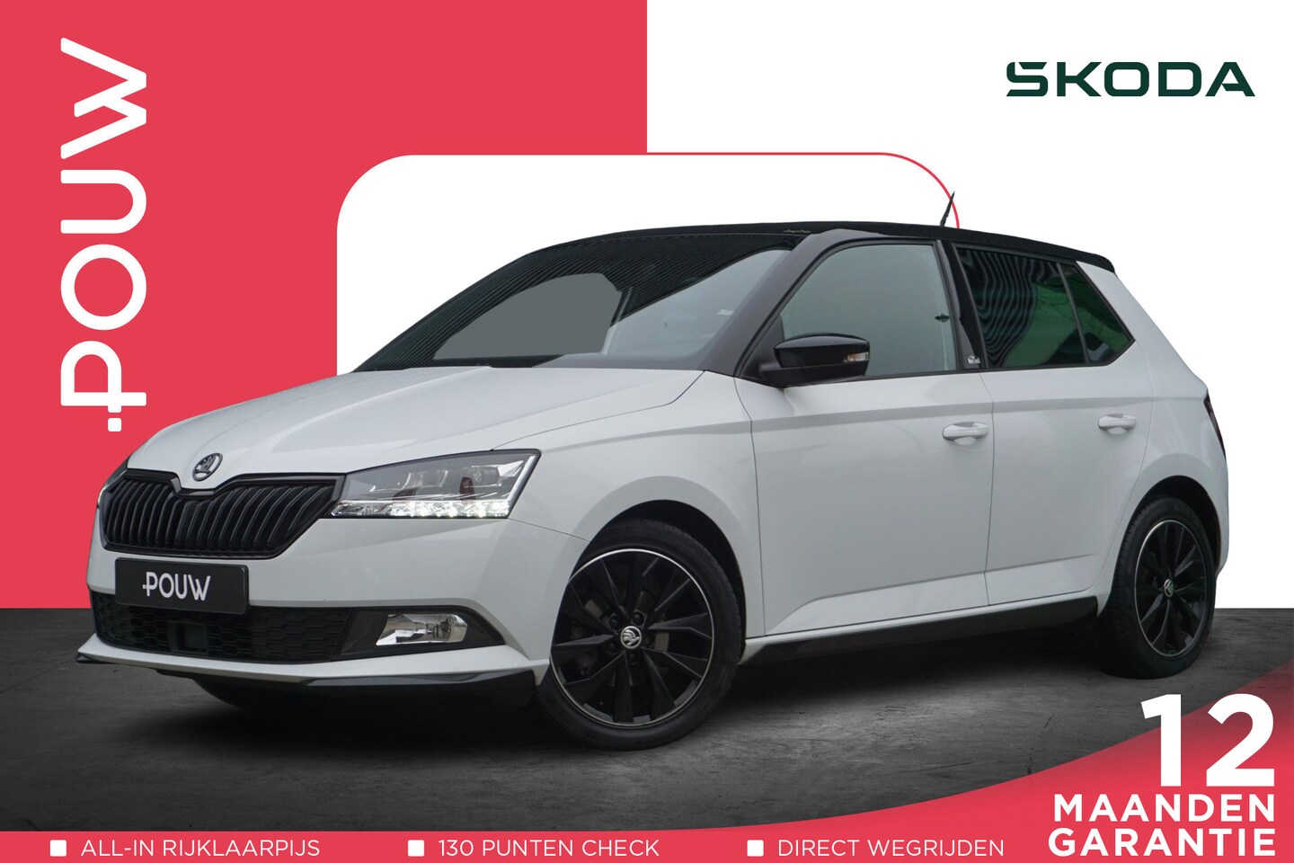 Skoda Fabia - 1.0 TSI Monte Carlo Full LED | Apple CarPlay / Android auto | Stoelverwarming - AutoWereld.nl