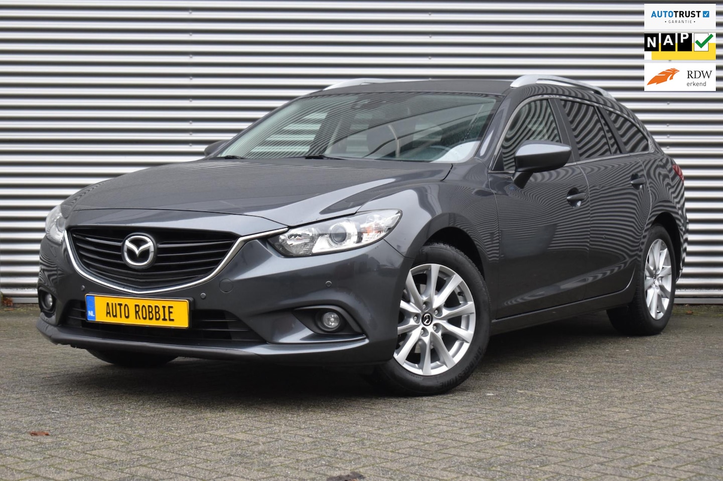 Mazda 6 Sportbreak - 2.0 165-PK, Airco, Ecc, Cruise, Navi, Lmv. - AutoWereld.nl