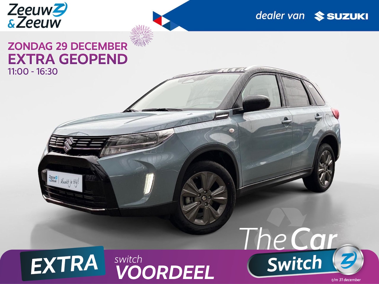 Suzuki Vitara - 1.4 Select | Kenteken 2025 | Meerdere kleuren in bestelling* |  6 jaar garantie | - AutoWereld.nl