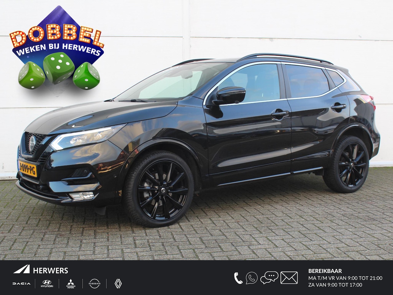 Nissan Qashqai - 1.3 DIG-T 160 N-Tec AUTOMAAT / Trekhaak (1500 KG) / Navigatie + Apple Carplay/Android Auto - AutoWereld.nl