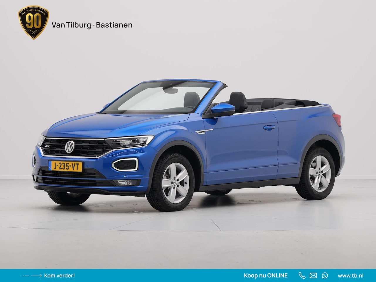 Volkswagen T-Roc Cabrio - 1.5 TSI 150pk DSG R-Line Navigatie Camera Stoelverwarming Acc - AutoWereld.nl