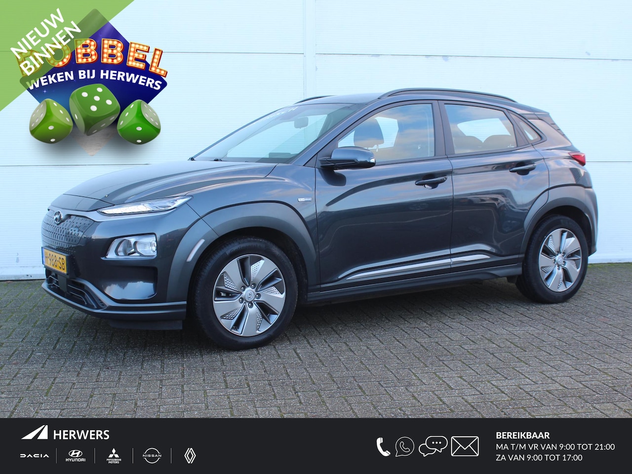 Hyundai Kona Electric - EV Comfort 64 kWh / Warmtepomp / Navigatie + Apple Carplay/Android Auto / Cruise Control A - AutoWereld.nl