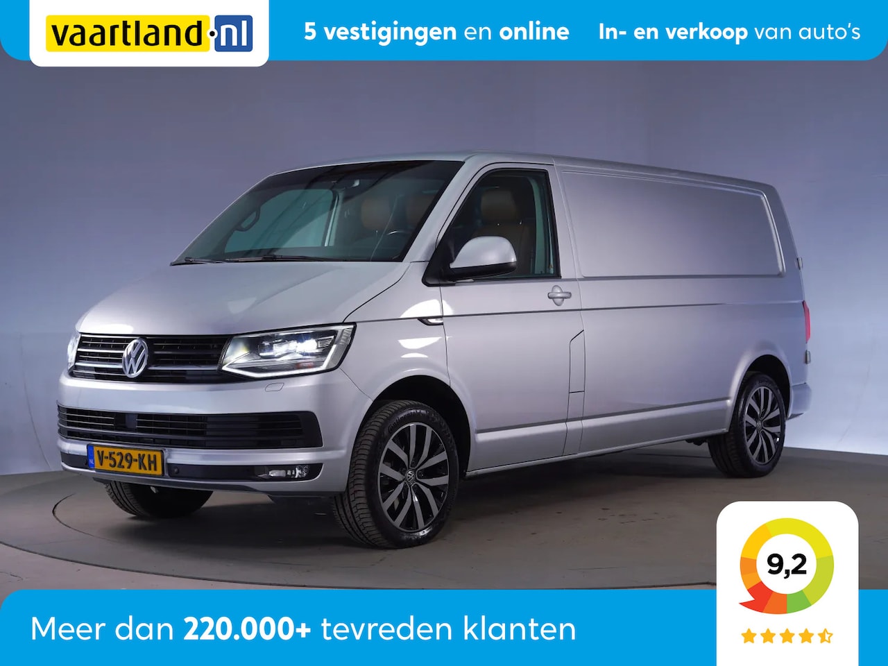 Volkswagen Transporter - 2.0 TDI 204pk L2H1 Highline Aut. [ Full led Leder Navi Trekhaak ] - AutoWereld.nl