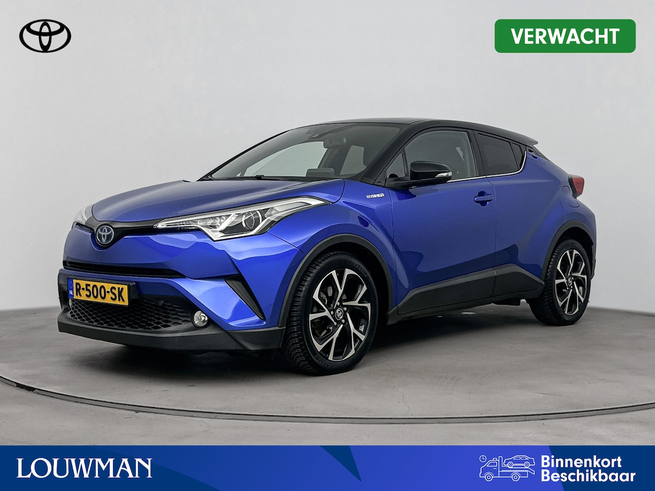 Toyota C-HR - 1.8 Hybrid Dynamic Bi-Tone Limited | Navigatie | LM velgen | Cruise Control Adaptief | - AutoWereld.nl