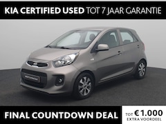 Kia Picanto - 1.0 CVVT EconomyPlusLine Navigator | Eerste Eigenaar | Navigatie | Climate Control | LM Ve