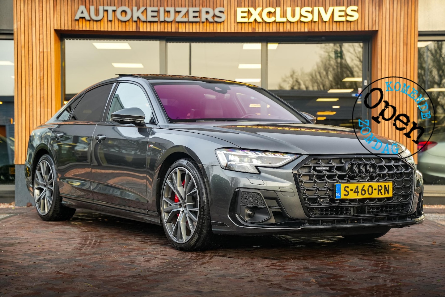 Audi A8 - 60 TFSI e quattro Pano Exclusive Adapt. Cruise Stoelvent. HUD 21"LM Massage 360 Camera - AutoWereld.nl