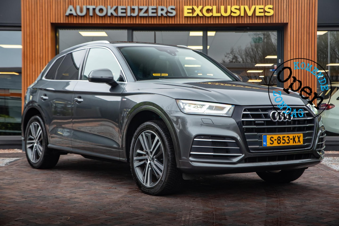 Audi Q5 - 55 TFSI e quattro Competition Panoramadak Leer 20"LM - AutoWereld.nl