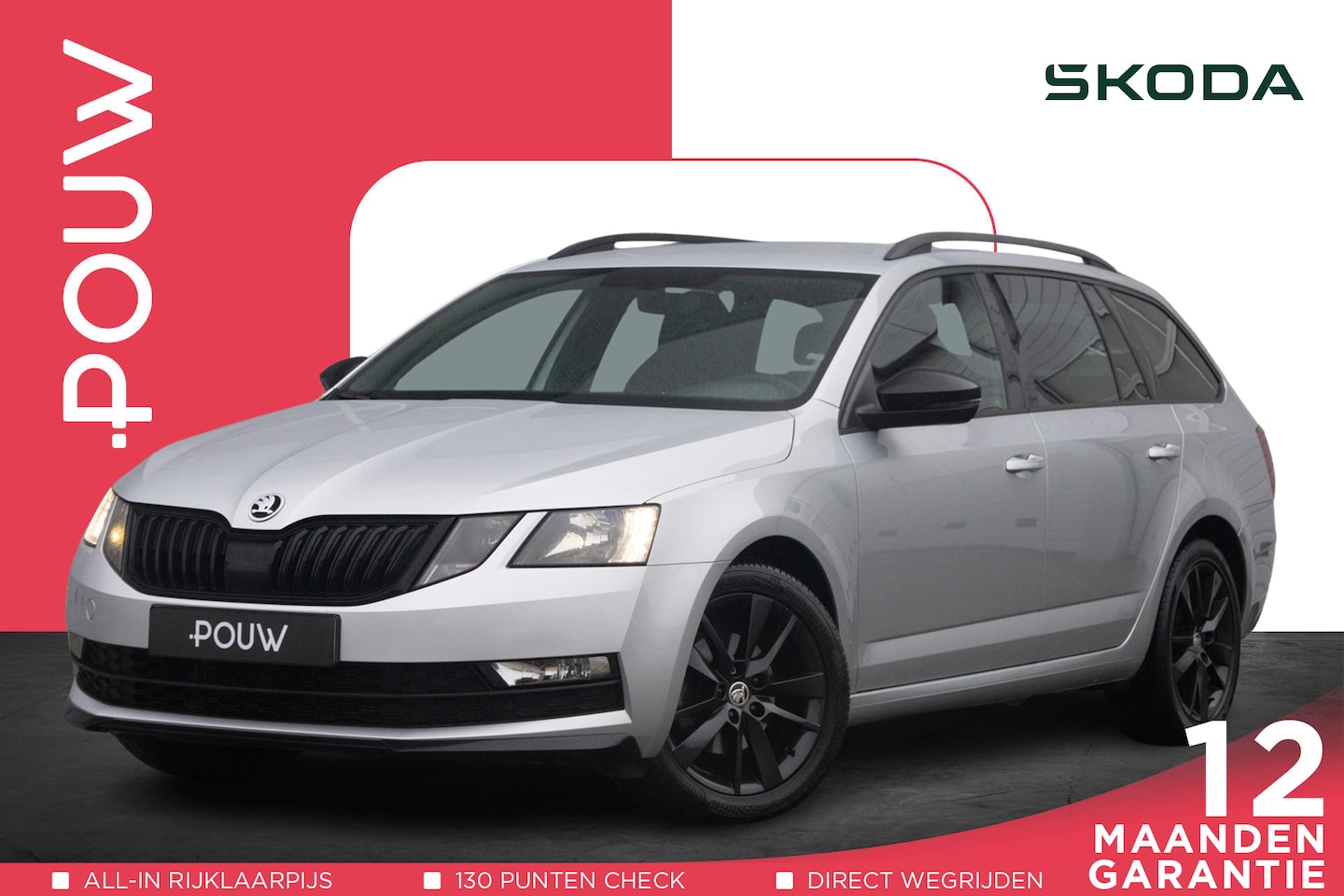 Skoda Octavia Combi - 1.0 TSI 115pk Sport Business | Navigatie | Parkeersensoren Achter | App Connect - AutoWereld.nl