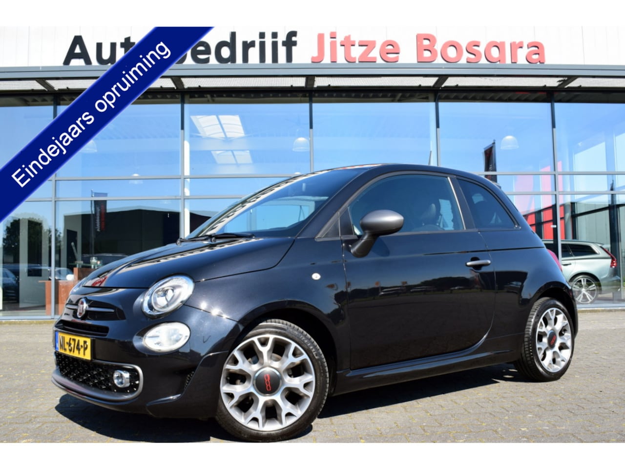 Fiat 500 - 0.9 TwinAir Turbo Sport Half Leder | Sportstoelen | Full Map Navi | Telefonie | Airco | Vo - AutoWereld.nl