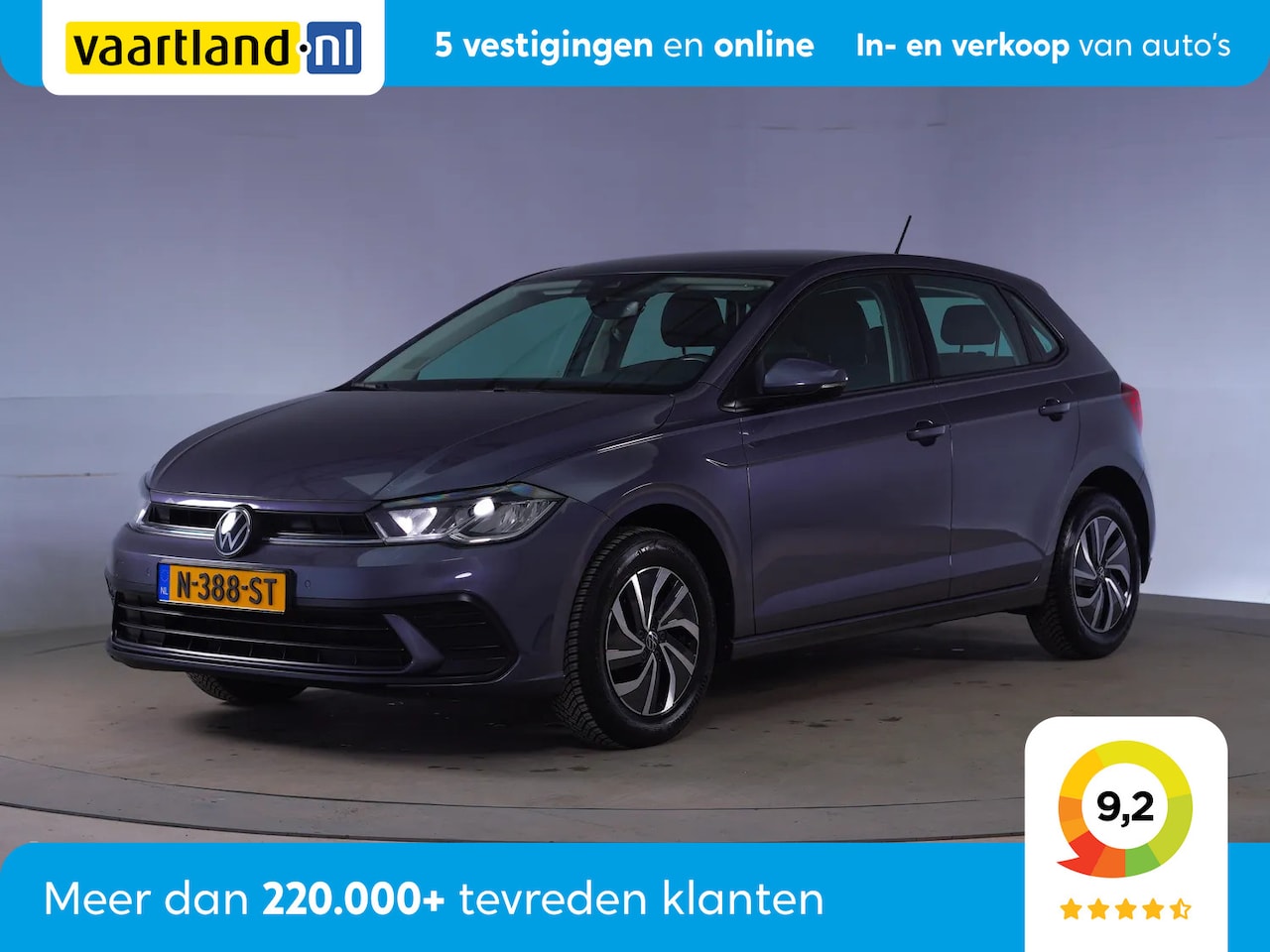 Volkswagen Polo - 1.0 TSI Life 5-drs [ Full led Navi Virtual cockpit ] - AutoWereld.nl