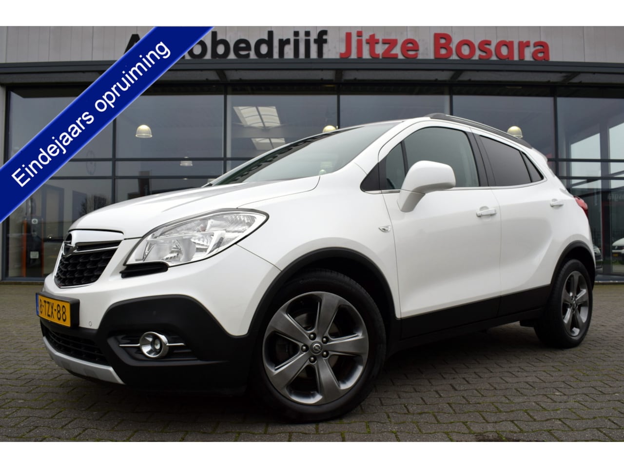 Opel Mokka - 1.4 T Cosmo Zwart Leder | Sportstoelen | Full Map Navi | Schuif/Kanteldak | Dealer Onderho - AutoWereld.nl