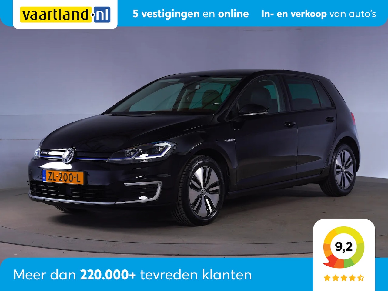 Volkswagen e-Golf - Golf [ Warmtepomp Leder Camera ] - AutoWereld.nl