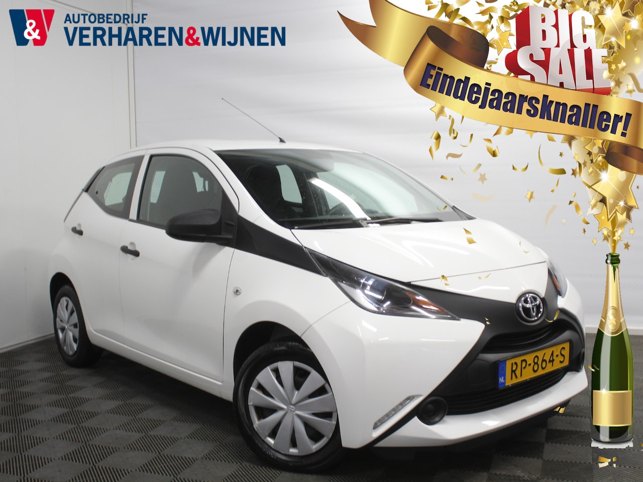 Toyota Aygo - 1.0 VVT-i x-fun AIRCO | LED | ELRM | STB | CV | ISOFIX - AutoWereld.nl