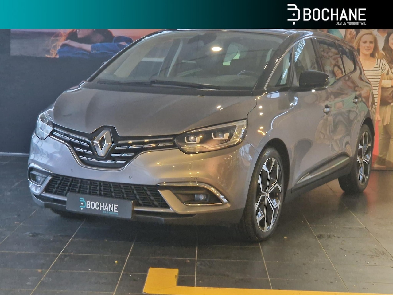 Renault Grand Scénic - 1.3 TCe 140 EDC Intens 7p. AUTOMAAT | TREKHAAK | NAVIGATIE | ACHTERUITRIJCAMERA | PARKEERS - AutoWereld.nl