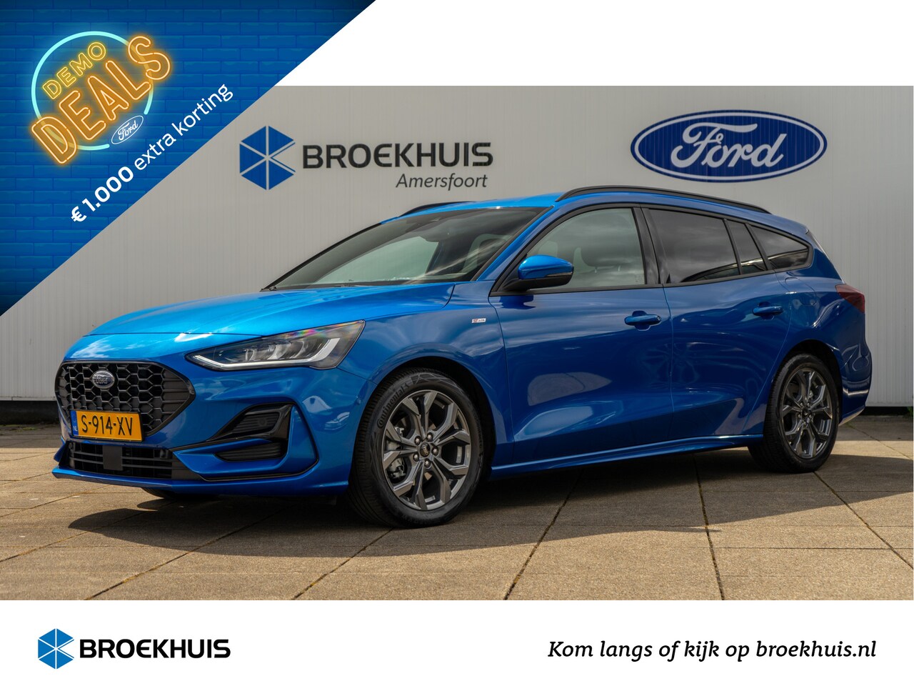 Ford Focus Wagon - 1.0 EcoBoost Hybrid ST Line | Parking Pack | Winterpack | Dealer onderhouden | | Parking P - AutoWereld.nl