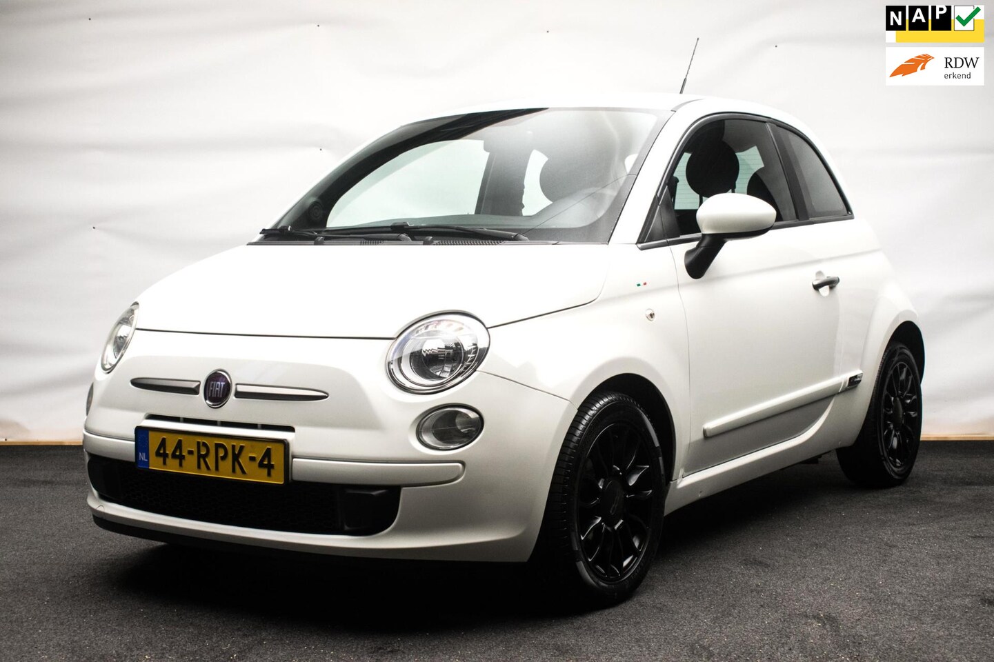 Fiat 500 - 0.9 TwinAir Sport ORG NL [ Half Leder Zwarte Hemel Airco Sportinterieur ] - AutoWereld.nl