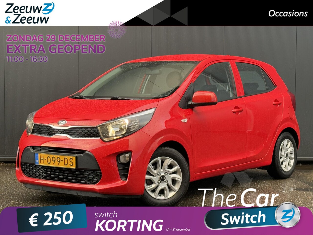 Kia Picanto - 1.0i DynamicLine 1e Eigenaar | Dealer onderhouden | Fabrieksgarantie t/m 31-01-2027 | NAP - AutoWereld.nl