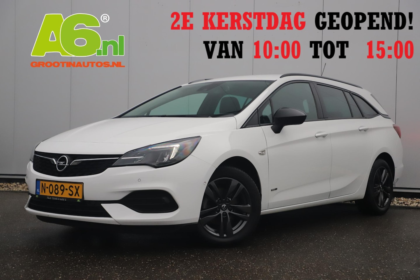 Opel Astra Sports Tourer - 1.2 Design & Tech 110PK Trekhaak 16 inch LMV Navigatie Camera Carplay Android Bluetooth La - AutoWereld.nl