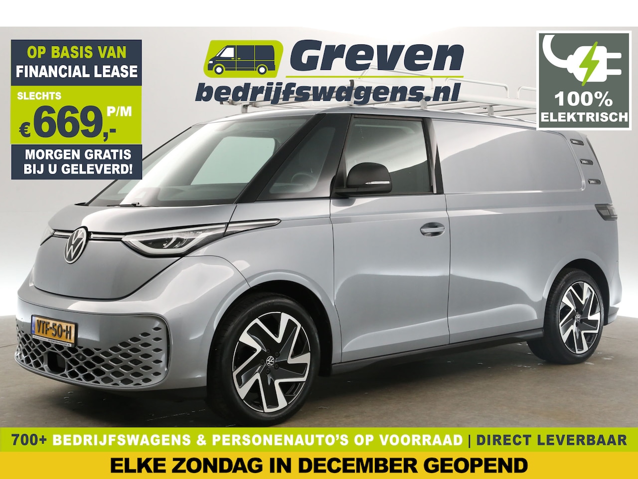 Volkswagen ID. Buzz - 77 kWh Elektrisch | 204PK | Automaat Airco Adaptive-Cruise Navi 20''LMV  PDC 3 Persoons Tr - AutoWereld.nl