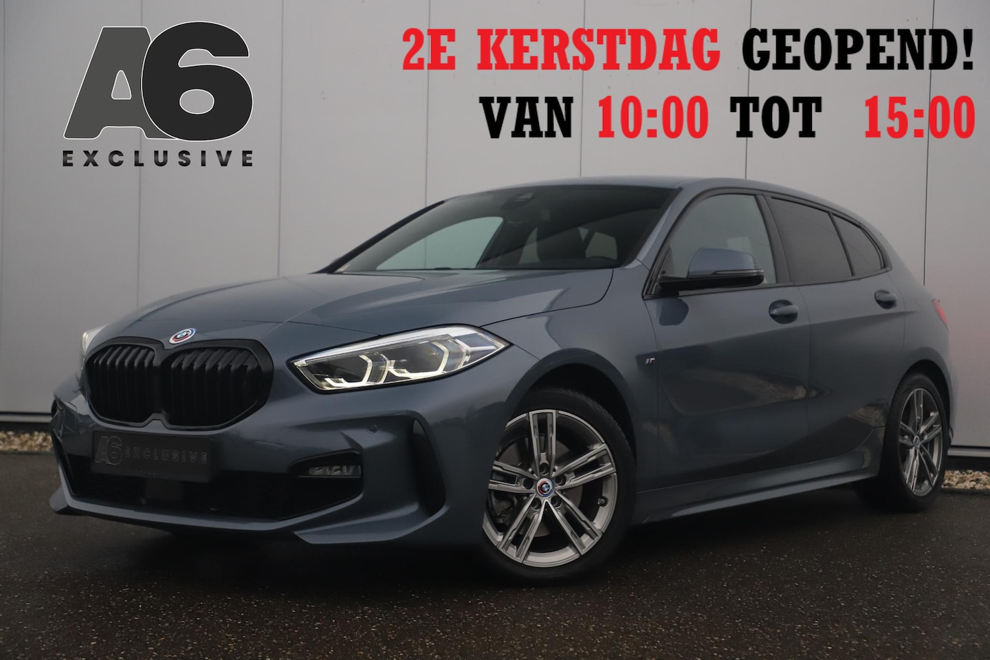 BMW 1-serie - 118i Business Edition Automaat M Sport Half Leder Black Optic Full LED Getint Glas Draadlo - AutoWereld.nl