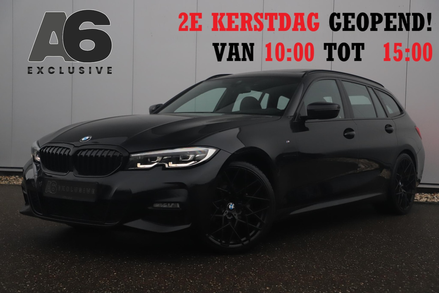 BMW 3-serie Touring - 318i High Executive M Sport Automaat Black Optic Lederen Sportstoelen Full LED Wegklapbare - AutoWereld.nl