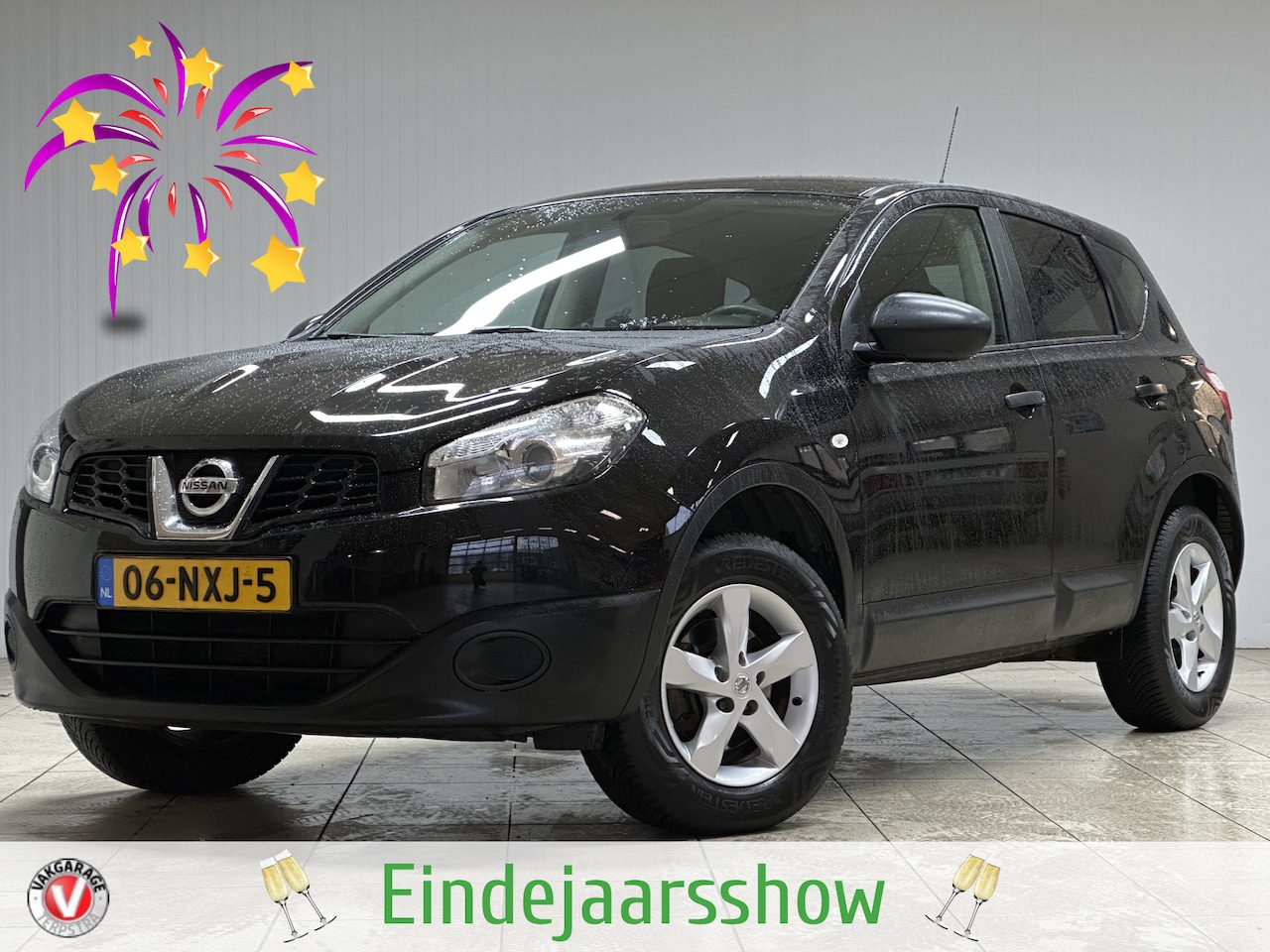 Nissan Qashqai - 1.6 Visia/ Trekhaak/ Extra getint glas/ 16'' LMV/ Airco/ Cruise/ Elek. pakket/ Isofix/ Blu - AutoWereld.nl