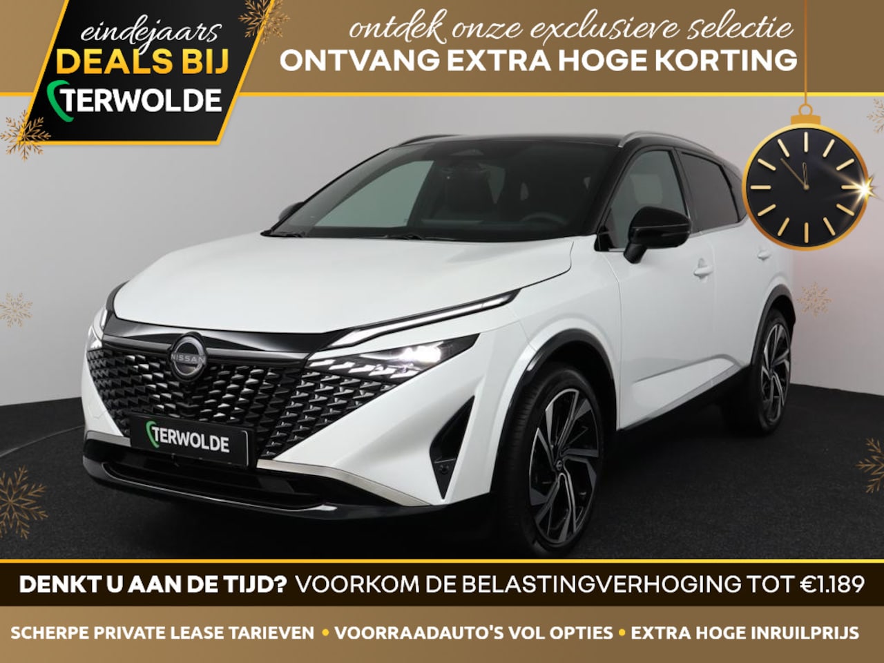 Nissan Qashqai - 1.3 MHEV Xtronic Tekna Plus | €6000 korting! | Nieuw model! | Massage stoelen | Rondomzich - AutoWereld.nl