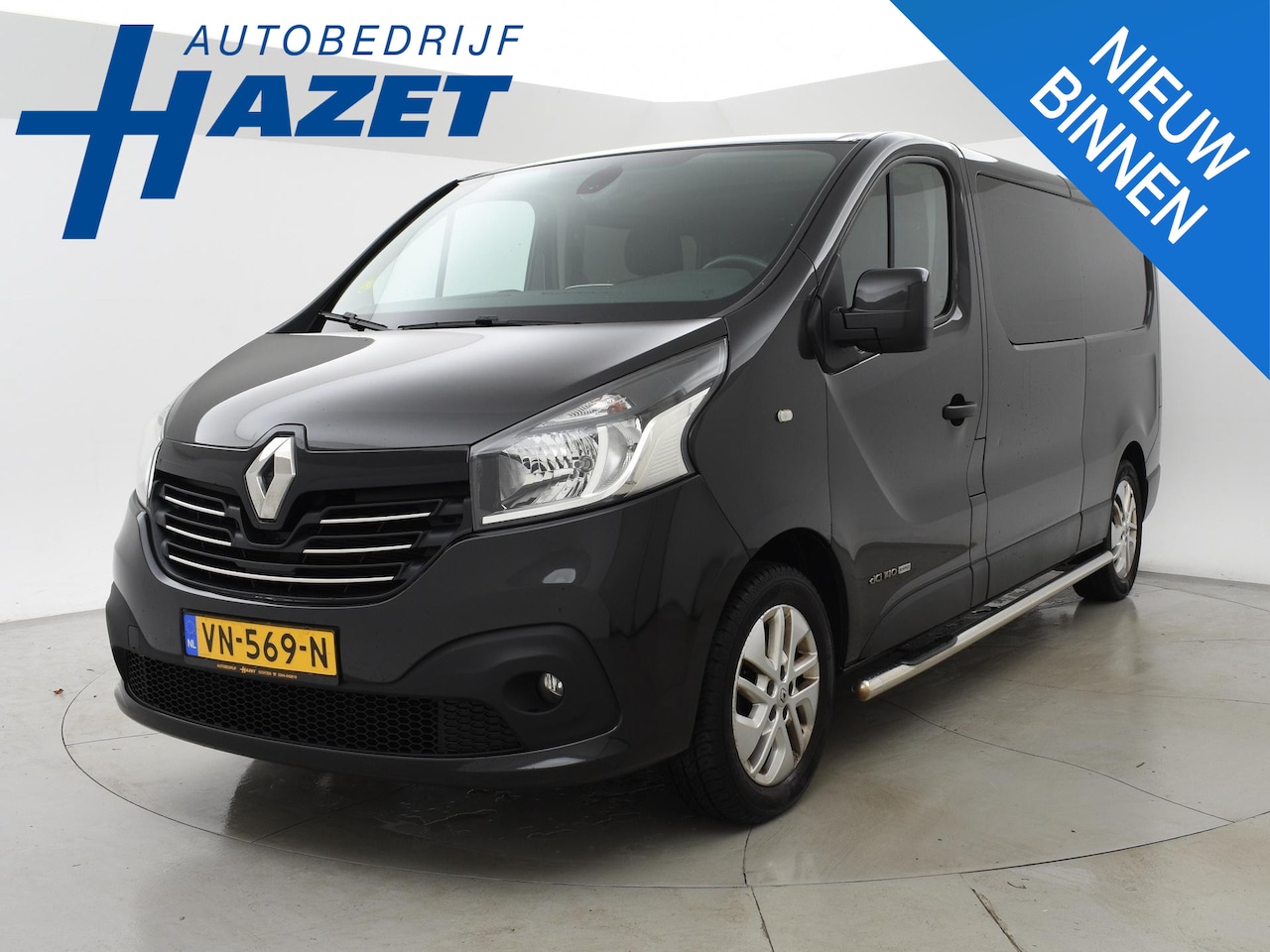 Renault Trafic - 1.6 DCI 140 PK DUBBEL CABINE L2H1 + TREKHAAK / NAVIGATIE / LMV - AutoWereld.nl