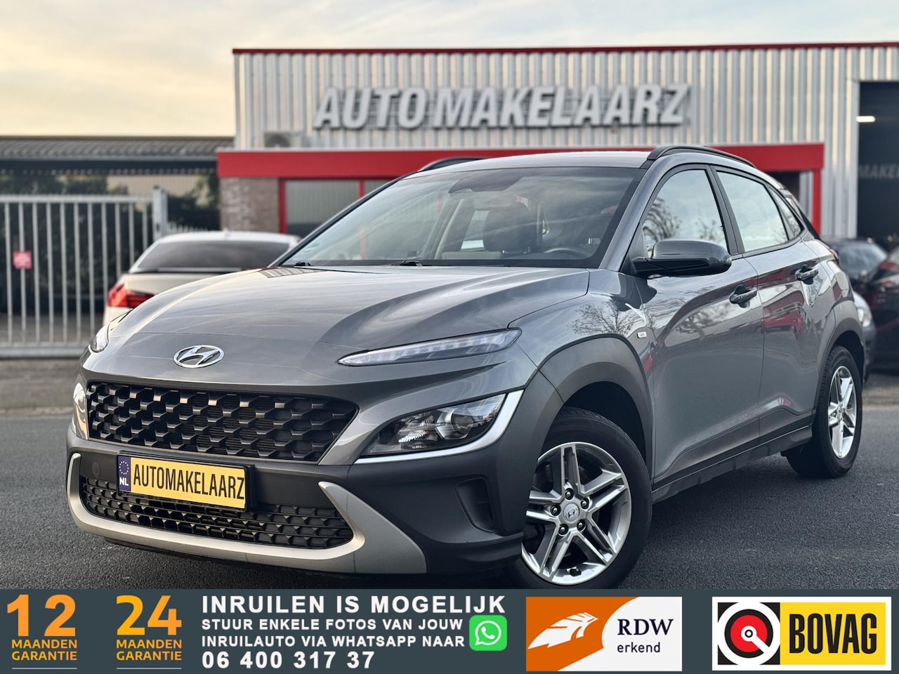 Hyundai Kona - 1.0 T-GDI |Mild Hybrid|CARPLAY|CAMERA|LANE AS - AutoWereld.nl