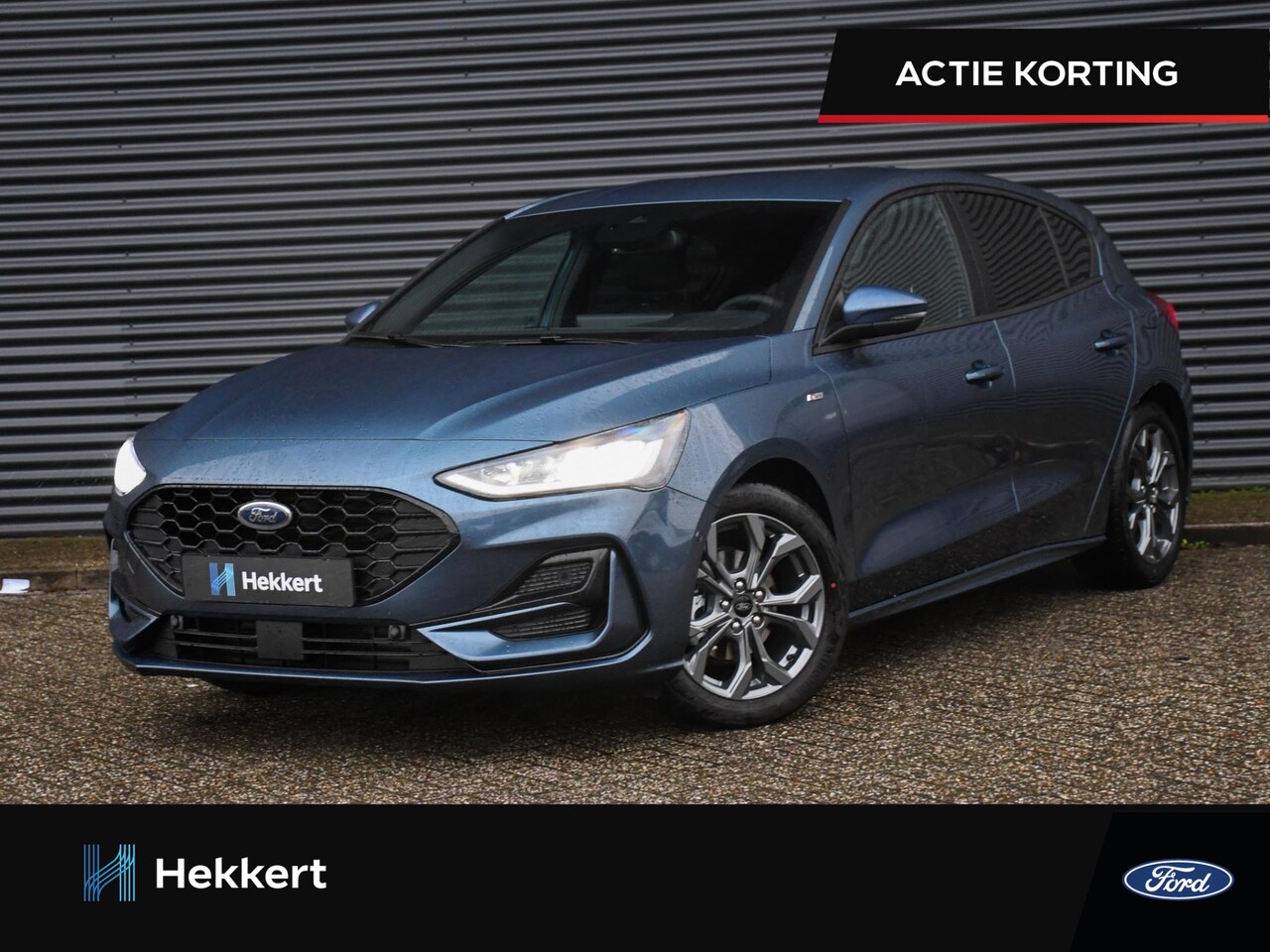 Ford Focus - ST Line 1.0 EcoBoost Hybrid 125pk ADAPT. CRUISE | 17''LM | PDC + CAM. | DAB | DODE HOEK | - AutoWereld.nl