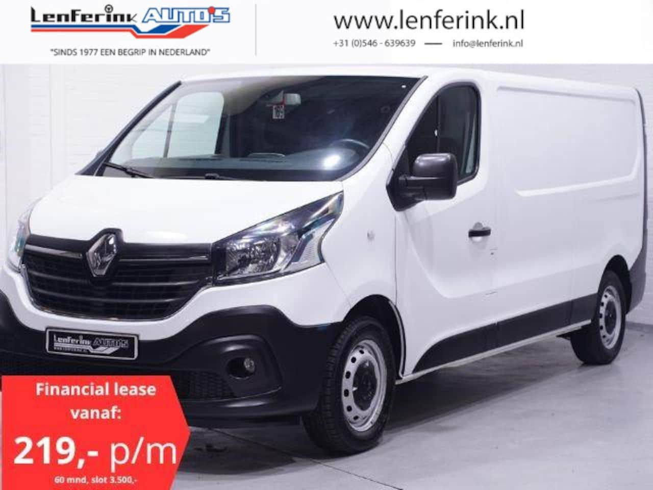 Renault Trafic - 1.6 DCi 125 pk L2H1 Airco, va 219,- p/mnd Camera Cruise control, Laadruimte Pakket, PDC ac - AutoWereld.nl