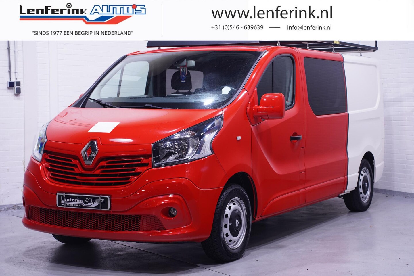 Renault Trafic - 1.6 dCi 120 pk L2 Dubbel Cabine 6-Zits Airco Camera, Trekhaak, Imperiaal, Cruise control, - AutoWereld.nl