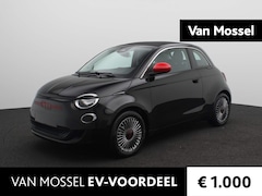 Fiat 500e - RED 24 kWh | Cabrio | Carplay draadloos | Climate Control | Lane Assist || VAN MOSSEL VOOR