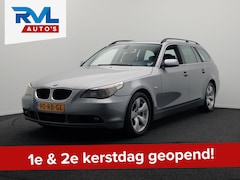 BMW 5-serie Touring - 525i High Executive Automaat Leder Trekhaak Navigatie Climate-control Cruise