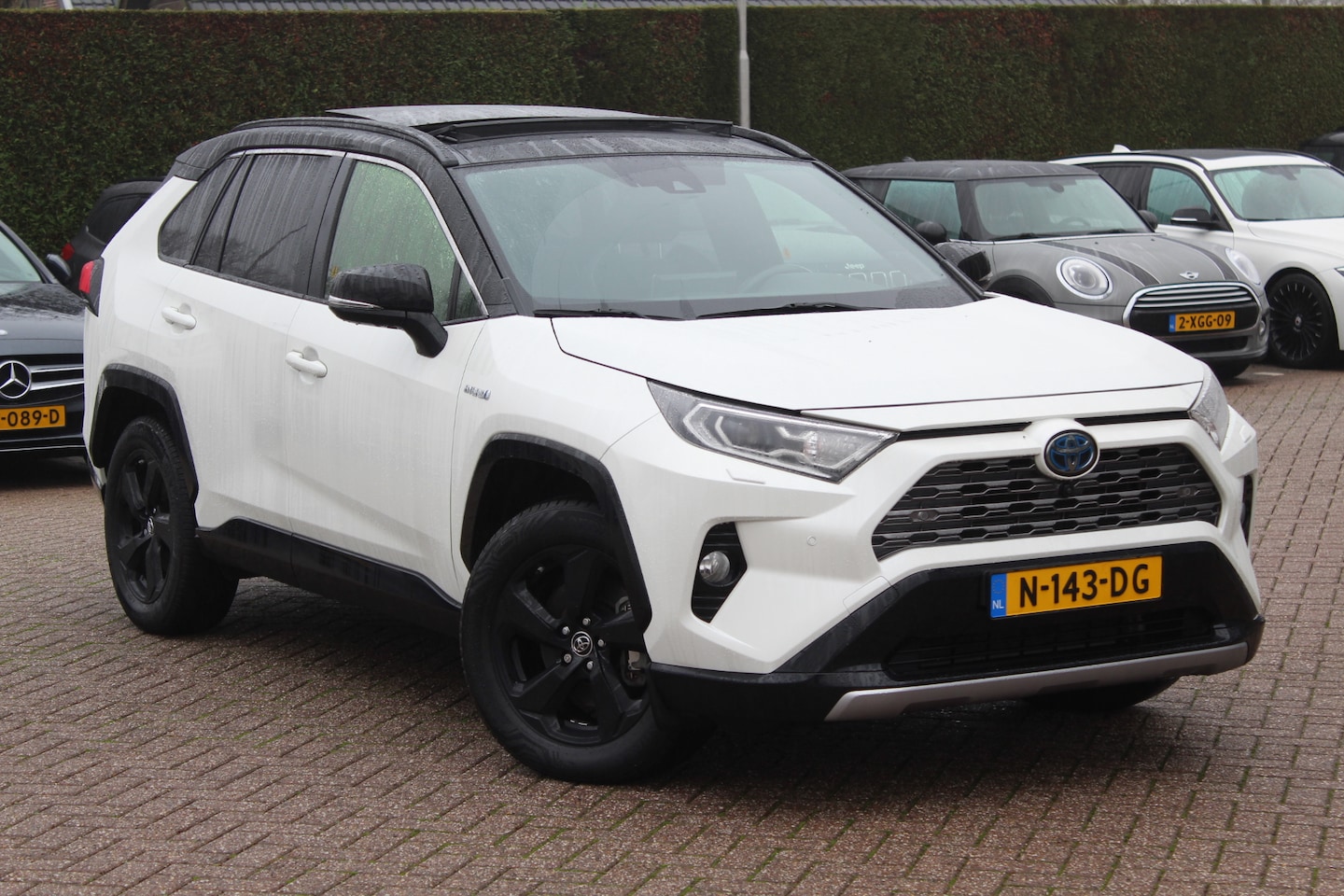 Toyota RAV4 - 2.5 Hybrid AWD Business Intro / Trekhaak / Panoramadak / Camera / Leder&Alcantara / 18'' / - AutoWereld.nl