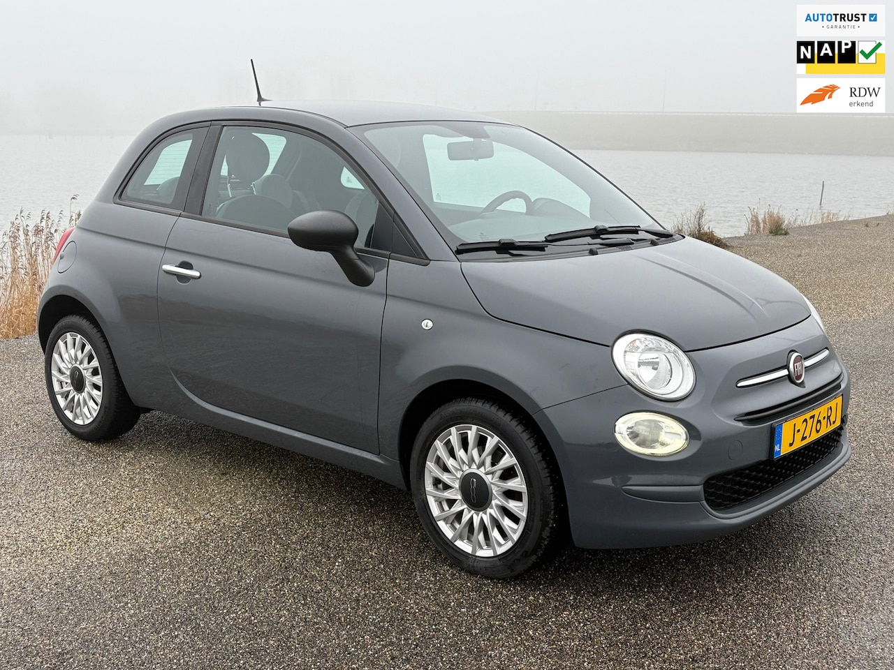 Fiat 500 - 1.0 Hybrid NL/APK/Airco/1eig./NL/Led/Velgen/Top auto - AutoWereld.nl