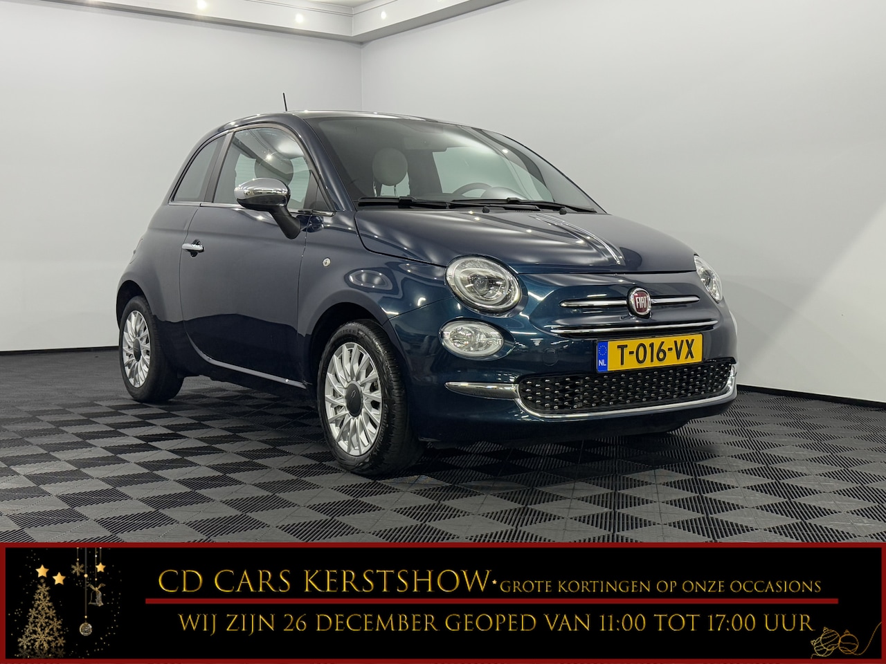 Fiat 500 - 1.0 Hybrid Sport Pano, Half leder, Airco, Mistlamp, Lichtmetalen velgen - AutoWereld.nl